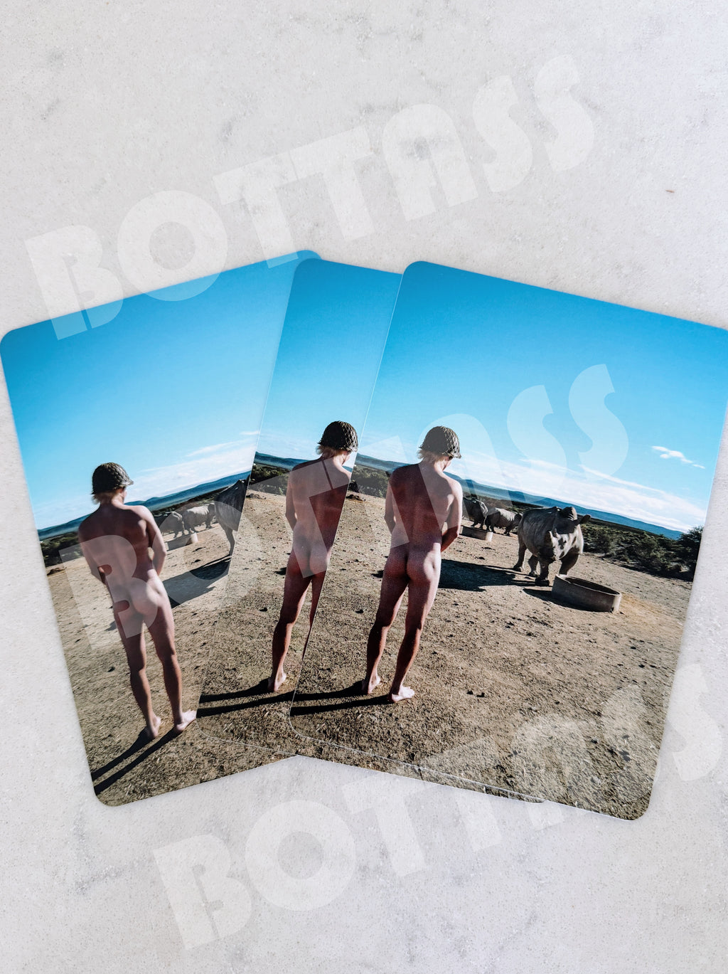 BOTTASS x Save The Rhinos Signed Postcard - 3 PACK